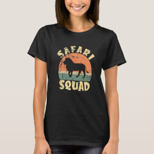 Camiseta Safari Squad Selvagem Animal Selvagem África Zoo A