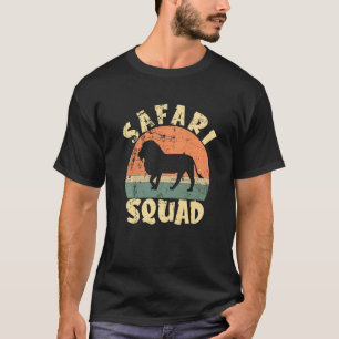 Camiseta Safari Squad Selvagem Animal Selvagem África Zoo A