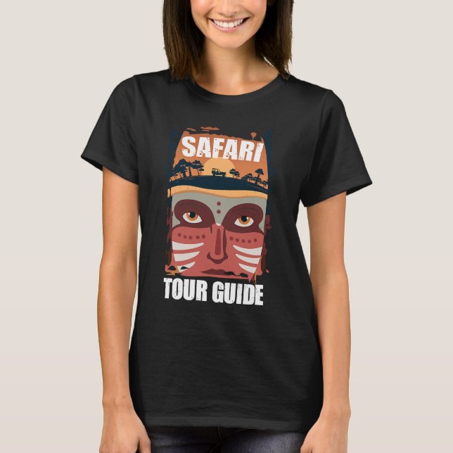 Camiseta Safari Tour Guia Safari Outfit Safari Costume Saf (Frente)