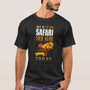 Camiseta Safari Tour Guide Férias Familiares África
