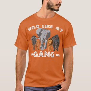 Camiseta Safari Wildlife Amantes de os animais Selvagens