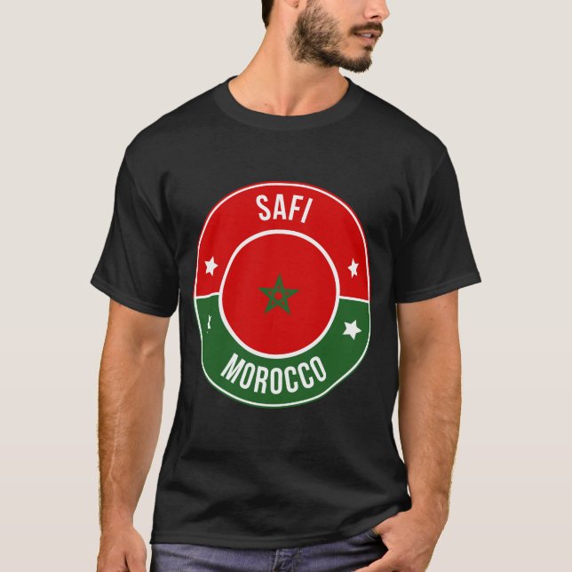 Camiseta Safi, Cidade de Marrocos (Frente)