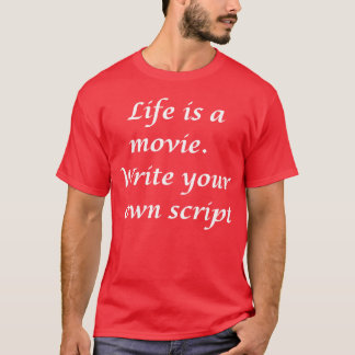 Camiseta safra de filmes