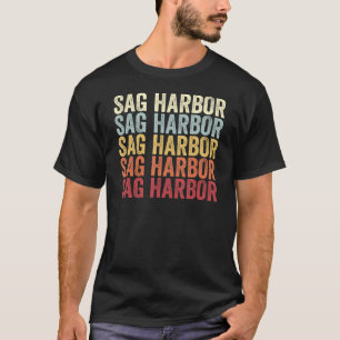 Camiseta Sag Harbor Nova Iorque Sag Harbor NY Retro Vintage