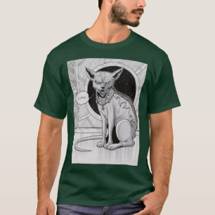 Camiseta saga do gato mentiroso menino monstro engraçado
