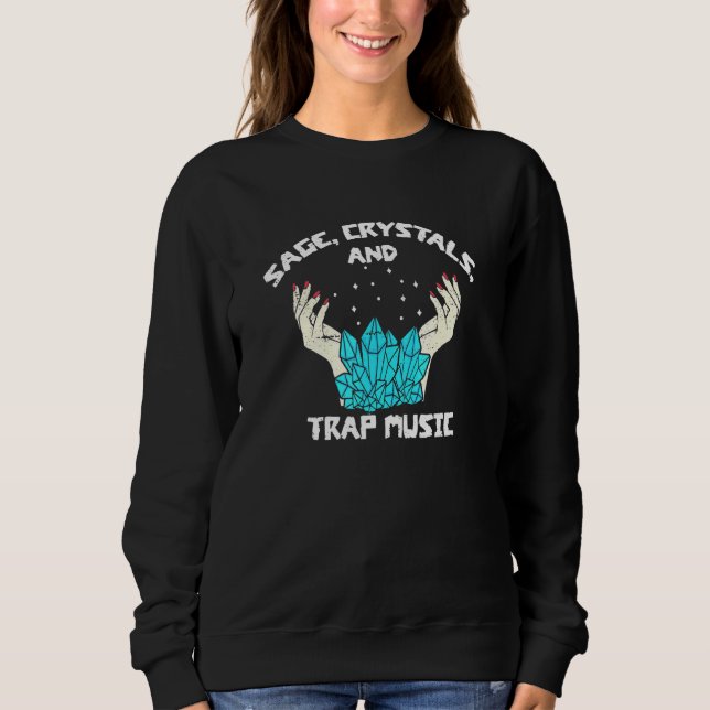 Camiseta Sage Crystals Trap Música Witold Spiritual Healer  (Frente)