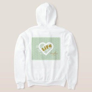 Camiseta Sage Life Cheio Zip Hoodie, da poeta Adiela Akoo