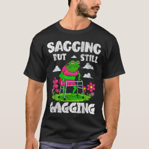 Camiseta Sagging Mas Ainda Incrível Humor Sapo Humor Wo