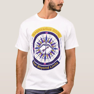 Camiseta Sagitário 2026 Mandala do Zodíaco   Signo de Fogo 