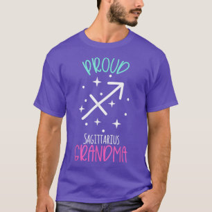Camiseta Sagitário Avó Orgulhosa Vovó Zodiaca Símbolo Ne