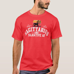 Camiseta Sagitário E Talkative AF
