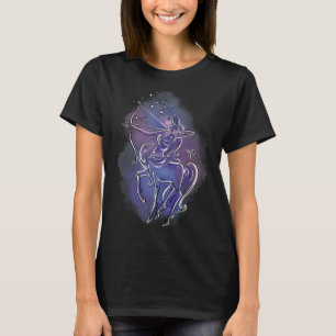 Camiseta Sagitário Símbolo Zodíaco Trabalho de arte Sagitta