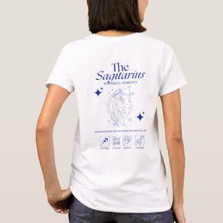 Camiseta Sagitário Zodíaco Arqueiro Astrologia Arte Linear