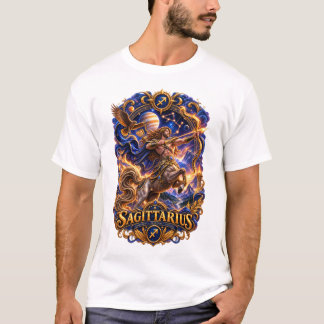 Camiseta Sagitário Zodíaco Arqueiro Celestial – Astro Luxo