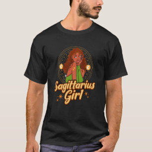 Camiseta Sagittarius Girl Astrology Astrologer Sinal Zodiac