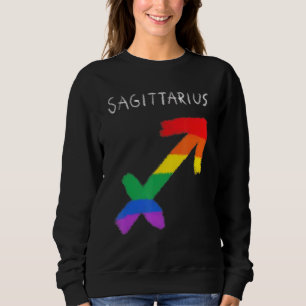 Camiseta Sagittarius Sinal Zodiac Gay Lgbt Pride Rai Lésbic
