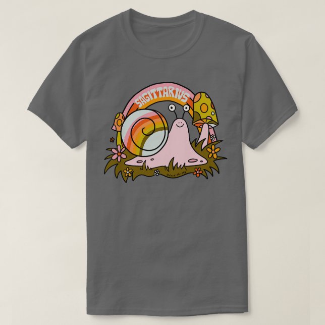 Camiseta Sagittarius Snail (Frente do Design)