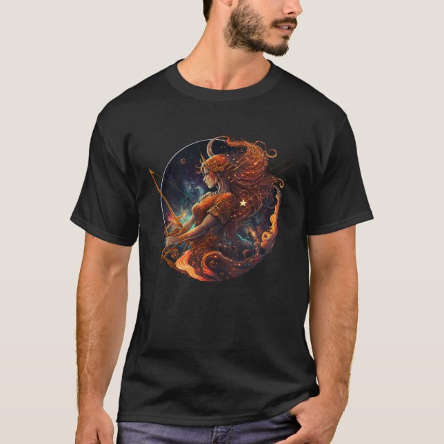 Camiseta Sagittarius Zodiac Horoscope Sagittarius Astrologi (Frente)