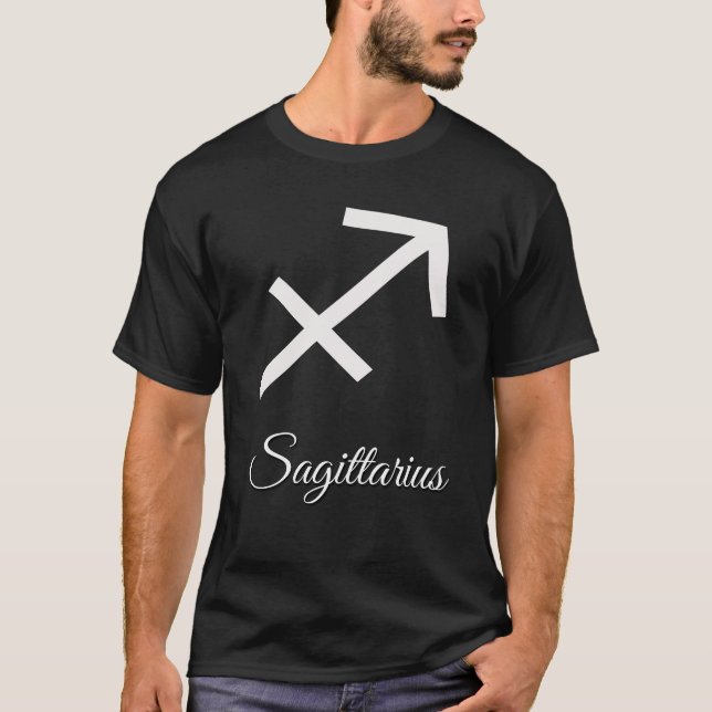 Camiseta Sagittarius zodiac sinal astrologia (Frente)