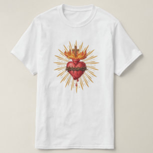 Camiseta Sagrado Coração de Jesus Católico Tradicional