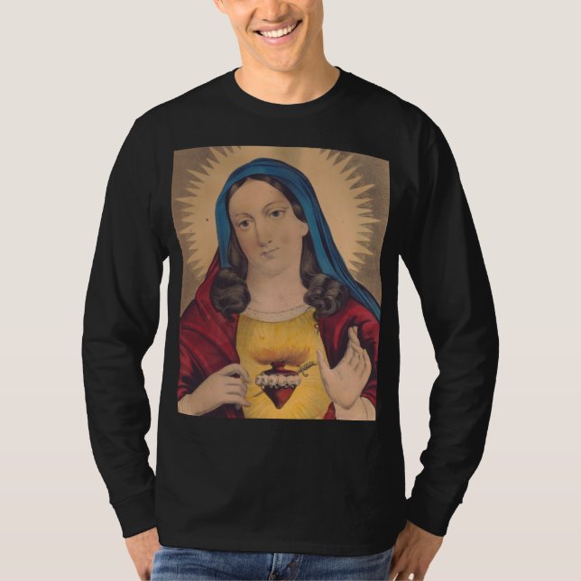 Camiseta Sagrado Coração de Maria (Frente)