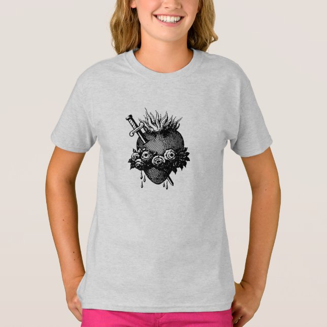 Camiseta Sagrado Coração De Maria (Frente)