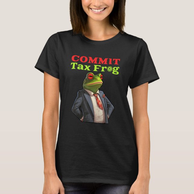 Camiseta Sagrado Sapo Fiscal Fraude Meme (Frente)