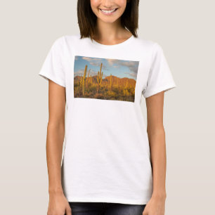 Camiseta Saguaro cactus no pôr do sol, Arizona