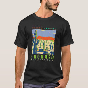 Camiseta Saguaro US National Park Tucson Arizona Vintage T