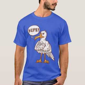 Camiseta Sagula NOPE Seagull Amante de aves