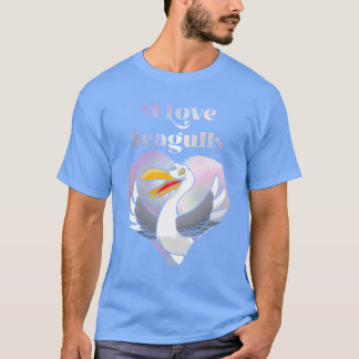 Camiseta Sagulhas Pássaros Adoro Sagulls Amas pássaros gi