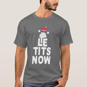 Camiseta "Sai" Agora "Memória de Natal", Dizendo "Deixem-na