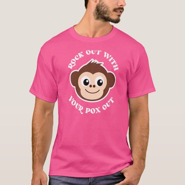 Camiseta Sai Com Seu Pox De Macaco (Frente)