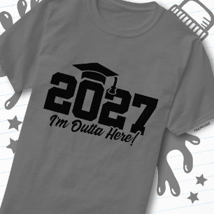 Camiseta Sai daqui Citação de Formatura Turma de Formandos 