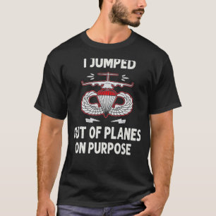 Camiseta Saí De Aviões De Propósito