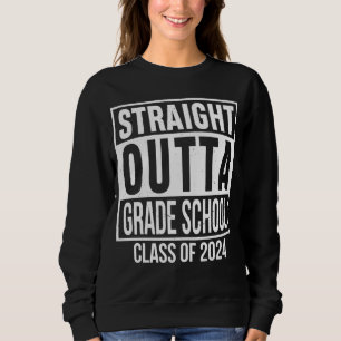 Camiseta Sai direto da escola primária Graduação pré-escola