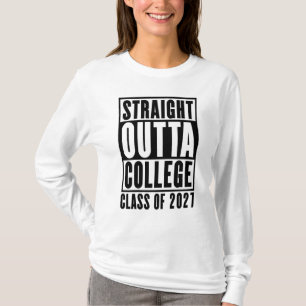 Camiseta Sai Direto da Faculdade Turma de 2027