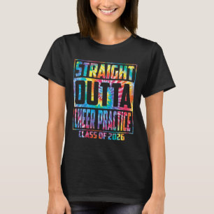 Camiseta Sai direto da prática de cheerleading Formatura en