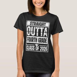 Camiseta Sai direto da turma de formatura da quarta série