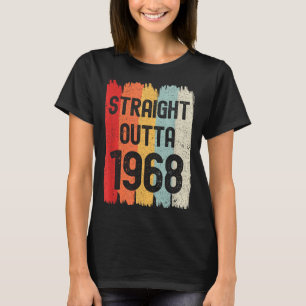 Camiseta Sai direto de 1968 Piada Aniversário Retro Incríve
