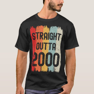 Camiseta Sai direto de 2000 Piada Aniversário Retro Incríve