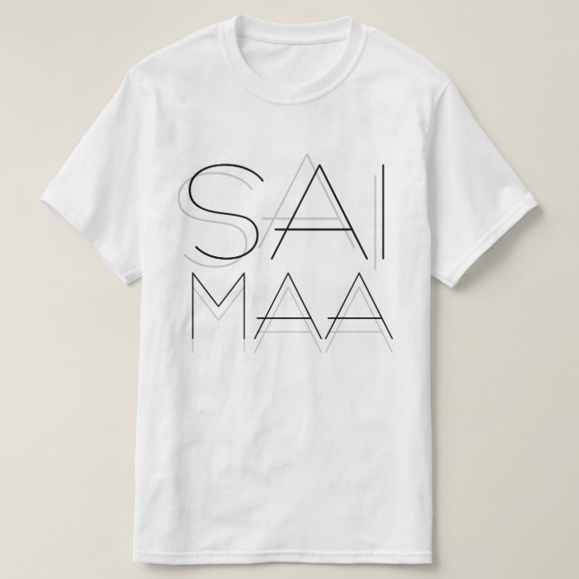 CAMISETA SAI MAA (Frente do Design)