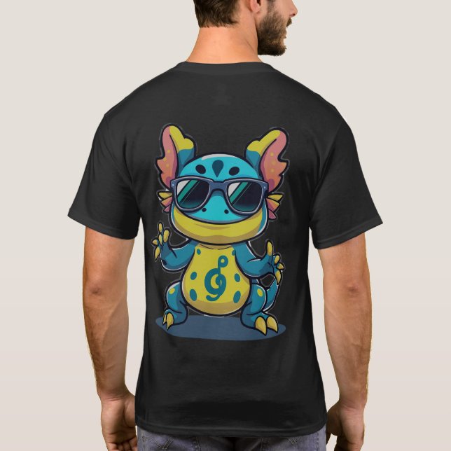 Camiseta Saia da Cabeça de Riot Otto de Áudio (Verso)