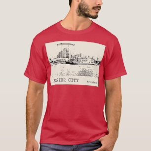 Camiseta Saia da Louisiana da Cidade Bossier - 1