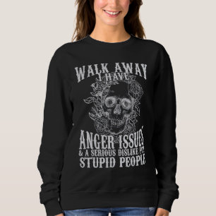 Camiseta Saia Daqui Tenho Problemas De Raiva E Um Desagrado