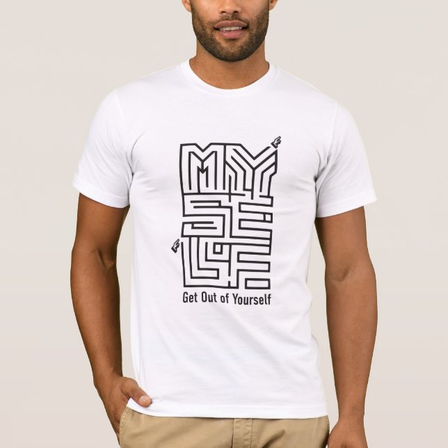 Camiseta Saia de si mesmo (Frente)