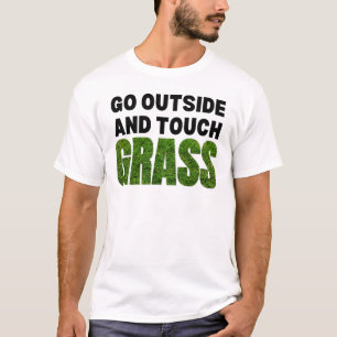 Camiseta SAIA DO TOQUE GRAU Humor Engraçado