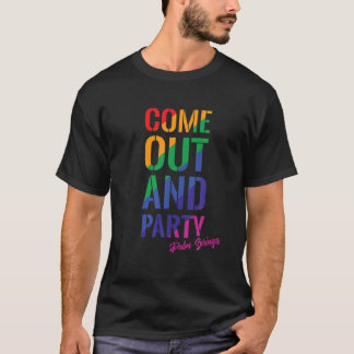 Camiseta Saia e Primavera de Palma da Festa LGBT Orgulho ga