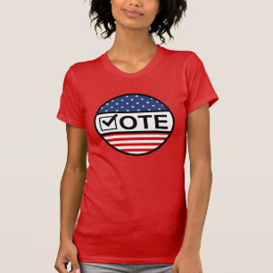 Camiseta Saia e vote