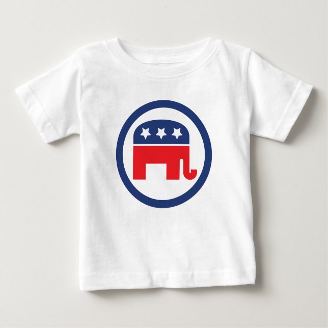 Camiseta Saia e vote | Elefante do Partido Republicano (Frente)